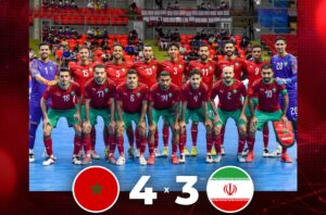 المنتحب المغربي يتوج بلقب بطولة كأس القارات لكرة الصالات توج المنتخب المغربي اليوم بلقب بطولة كأس القارات لكرة الصالات، أثناء فوزه على المنتخب الإيراني (4-3) المصنف في الرتبة السادسة عالميا .