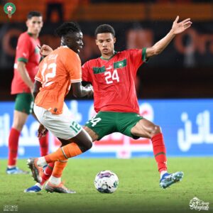المنتخب المغربي يتعادل أمام المنتخب الإفواري بنتيجة هدف لمثله.
