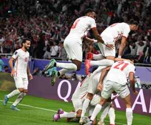 فرحة منتخب الأردن بتأهله إلى نهائي كأس أمم ٱسيا