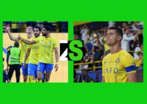 البرتغالي كريستيانو رونالدو يقودفريقه النصر للفوز على الاتحاد 4-2