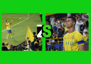 البرتغالي كريستيانو رونالدو يقودفريقه النصر للفوز على الاتحاد 4-2