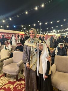 صاحبة السمو الملكي الأميرة هيفاء بنت عبدالمحسن بن عبدالعزيزفي حفل جمعية الثقافة والفنون ‎بمناسبة يوم التأسيس.