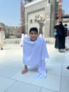 الحاج غانم المفتاخ بمكة المكرمة
