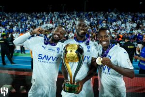 تتويج الهلال بكأس السوبر السعودي