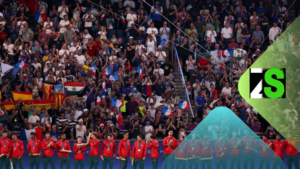 فرحة المنتخب المغربي ببرونزية الأولمبياد
