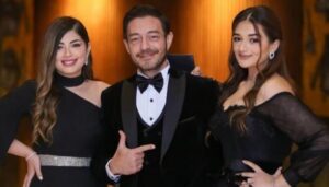 الفنان اللامع أحمد زاهر يحتفل بعيد ميلاد ابنته ليلى زاهر