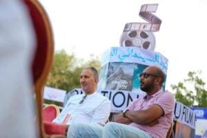 ميلود بوعمامة إعلامي وسينيفيلي مغربي في ماستر كلاس بمهرجان نواكشوط السينمائي الدولي