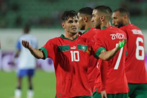 براهيم دياز نجم مباراة المنتخب المغربي أمام ليسوتو