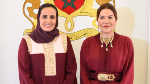 زارت صاحبة السمو الملكي الأميرة للا حسناء، وسعادة الشيخة المياسة بنت حمد آل ثاني، معرضي”روائع الأطلس: رحلة عبر تراث المغرب” و”اكتشف: المغرب”