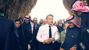 ماكرون في العلا