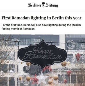 برلين تتزين بزينة رمضان