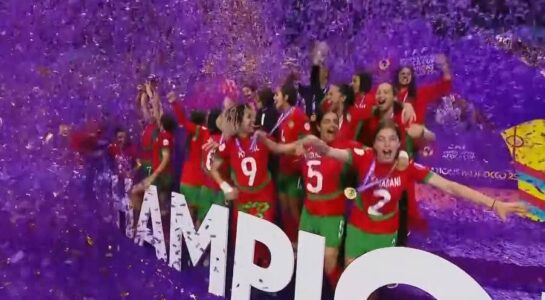 المنتخب المغربي النسوي يظفر بلقب بطولة كأس الأمم الأفريقية للفوتصال