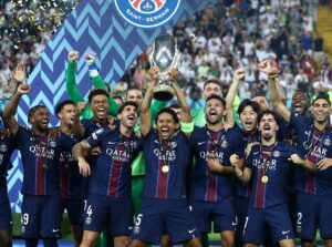 سان جيرمان يتوج بكأس السوبر الأوروبي
