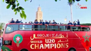 العالم يحتفي بالمنتخب المغربي بالرباط