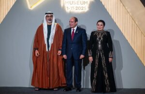 سفير دولة الإمارات العربية المتحدة حمد الزعبي ضيف الرئيس السيسي عبد الفتاح في افتتاح المتحف المصري الكبير