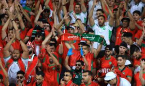 المنتخب المغربي يزلزل المدرجات بالهتافات
