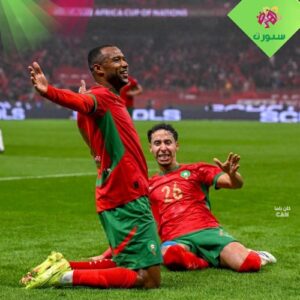 ايوب الكعبي يسجل الهذف الثاني لصالح المنتخب المغربي