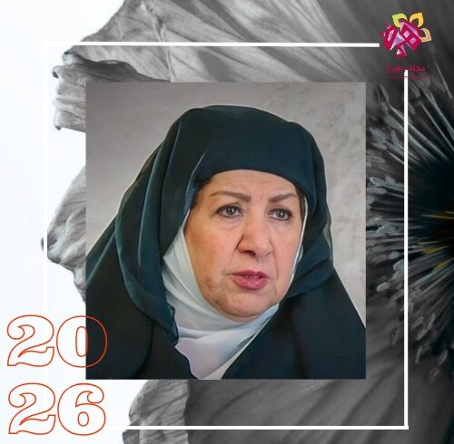 الفنانة هدى شعراوي في مشهد مؤثر من باب الحارة