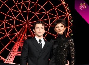 زندايا وزوجها الممثل البريطاني توم هولاند (Tom Holland)، نجم أفلام "سبايدرمان".